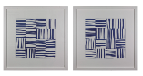 Conjunto de 2 cuadros Erreala de 79×79