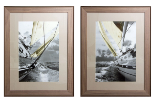 Conjunto de 2 cuadros velas amarillas 88×68